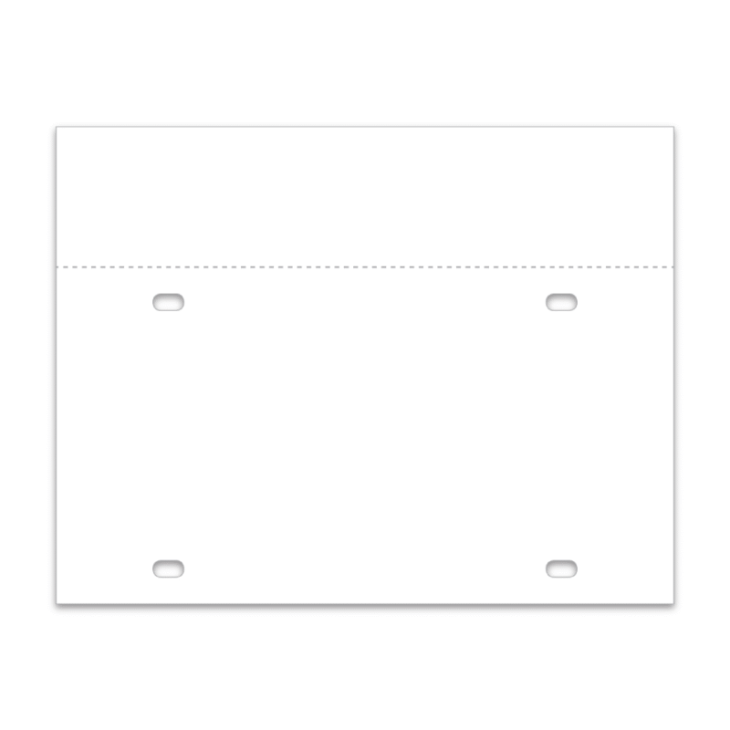 Temp Tag - Synthetic Paper - 5 mil or 8 mil Thickness - 1 Tear & Print Center