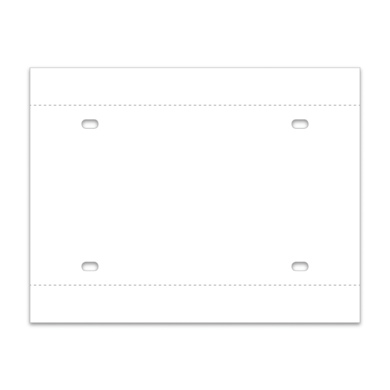 Temp Tag - Synthetic Paper - 5 mil or 8 mil Thickness - 2 Tears & Print Center