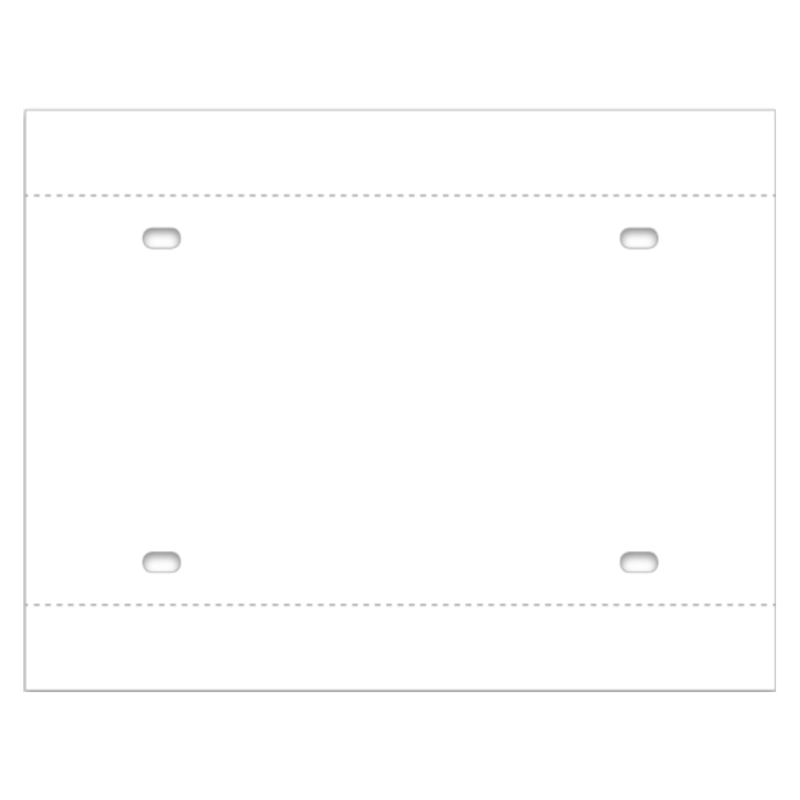 Temp Tag - Synthetic Paper - 5 mil or 8 mil Thickness - 2 Tears & Print Center