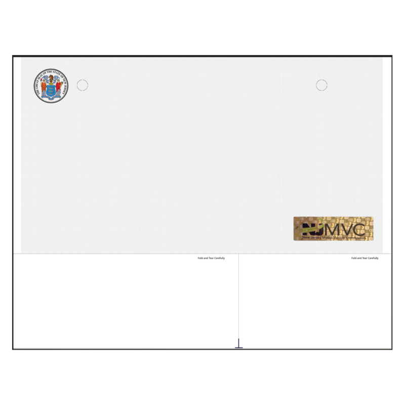 NJ Temp Papers / New Jersey Temporary Vehicle Tags / eTemp Tags – 100 Count for $85 ONLY