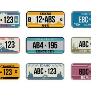 License Plates And Frames